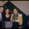 Unidentified man, Blanche Thebom, and Richard Tucker during a Metropolitan Opera tour of Carmen in Cleveland, Ohio