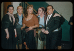 Principals including Risë Stevens, George Cehanovsky, and Robert Merrill during a Metropolitan Opera tour of Carmen in Cleveland, Ohio