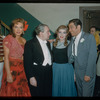 Mario Del Monaco, Risë Stevens, conductor Fritz Reiner, unidentified woman, and Richard Tucker during a Metropolitan Opera tour of Carmen in Cleveland, Ohio