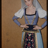 Dancer Suzanne Ames in costume for Cavalleria Rusticana at the Metropolitan Opera