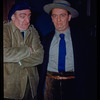 Chorus bass Mario Siri and Carlo Tomanelli in costume for Cavalleria Rusticana at the Metropolitan Opera
