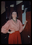 Dancer Natasha Kelepovska in costume for Cavalleria Rusticana at the Metropolitan Opera
