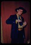 Clifford Harvuot in costume for Cavalleria Rusticana at the Metropolitan Opera