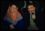 Chorus tenor Frank D'Elia and his wife chorus alto Francesca D'Elia in costume for Cavalleria Rusticana at the Metropolitan Opera