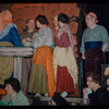 Chorus members in costume for Cavalleria Rusticana at the Metropolitan Opera