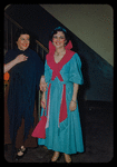 Astrid Varnay and Margaret Roggero in costume for Cavalleria Rusticana at the Metropolitan Opera