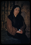 Chorus soprano Rae Calitri in costume for Cavalleria Rusticana at the Metropolitan Opera