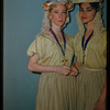 Dancers Judith Rogers and Asia Mercoolova in costume for Cavalleria Rusticana at the Metropolitan Opera