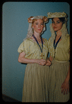 Dancers Judith Rogers and Asia Mercoolova in costume for Cavalleria Rusticana at the Metropolitan Opera