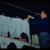 A property man during a Metropolitan Opera production of Cavalleria Rusticana