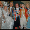 Principals including Cesare Siepi, Salvatore Baccaloni, Nadine Conner, Giuseppe Valdengo, Mildred Miller, Roberta Peters, and Delia Rigal during a Metropolitan Opera tour of Le Nozze di Figaro in Cleveland, Ohio