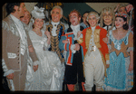 Principals including Cesare Siepi, Salvatore Baccaloni, Nadine Conner, Giuseppe Valdengo, Mildred Miller, Roberta Peters, and Delia Rigal during a Metropolitan Opera tour of Le Nozze di Figaro in Cleveland, Ohio