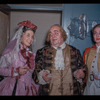 Hertha Glaz, Salvatore Baccaloni, and Anne Bollinger during a Metropolitan Opera tour of Le Nozze di Figaro in Boston