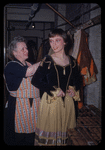 Dancer Peggy Smithers and a wardrobe mistress (Rosa) during a Metropolitan Opera tour of Le Nozze di Figaro in Boston