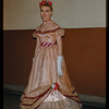 Unidentified performer in costume for Les Contes d'Hoffmann at the Metropolitan Opera