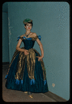 Unidentified performer in costume for Les Contes d'Hoffmann at the Metropolitan Opera