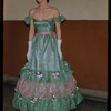Unidentified performer in costume for Les Contes d'Hoffmann at the Metropolitan Opera