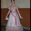 Unidentified performer in costume for Les Contes d'Hoffmann at the Metropolitan Opera