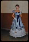 Unidentified performer in costume for Les Contes d'Hoffmann at the Metropolitan Opera