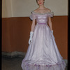 Unidentified performer in costume for Les Contes d'Hoffmann at the Metropolitan Opera