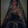 Unidentified performer in costume for Les Contes d'Hoffmann at the Metropolitan Opera