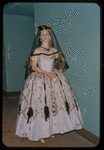 Unidentified performer in costume for Les Contes d'Hoffmann at the Metropolitan Opera