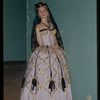 Unidentified performer in costume for Les Contes d'Hoffmann at the Metropolitan Opera