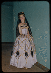 Unidentified performer in costume for Les Contes d'Hoffmann at the Metropolitan Opera