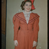 Paula Lenchner during a Metropolitan Opera tour of La cambiale di matrimonio