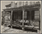 Farmhouse showing decay, New Jersey.