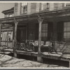 Farmhouse showing decay, New Jersey.