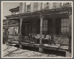 Farmhouse showing decay, New Jersey.