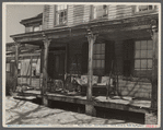 Farmhouse showing decay, New Jersey.