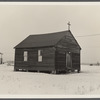 Wooden church in Negro section near Lincoln Highway near Franklin Township, New Jersey. Bound Brook, New Jersey.