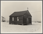 Wooden church in Negro section near Lincoln Highway near Franklin Township, New Jersey. Bound Brook, New Jersey.
