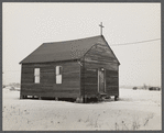 Wooden church in Negro section near Lincoln Highway near Franklin Township, New Jersey. Bound Brook, New Jersey.