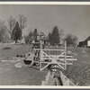 Beginnings of dam at lake site. Berwyn, Maryland.