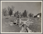 Beginnings of dam at lake site. Berwyn, Maryland.