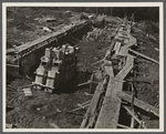 Foundations of house unit E. Berwyn, [Greenbelt,] Maryland.