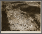 Aerial view of construction at Greenbelt, Maryland, taken from the Goodyear blimp.