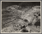 View of construction at Greenbelt, Maryland, taken from the Goodyear blimp.