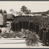 General building material. Tile pipes and lumber. Berwyn [i.e. Greenbelt], Maryland.