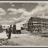 Construction of houses at  Berwyn [i.e. Greenbelt], Maryland.