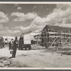 Construction of houses at  Berwyn [i.e. Greenbelt], Maryland.