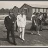 Resettlement Administrator R.G. Tugwell with his aides at the Greenbelt project, Maryland.