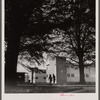 Arlington Farms, war duration residence halls. The main street at Arlington Farms is lined with huge shade trees.