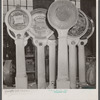 Washington, D.C. Salvage drive, Victory Program. Restaurant scales among objects stored in warehouse of District wholesale junk company.