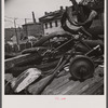 Washington, D.C. Scrap salvage campaign, Victory Program. Bicycle, tires and shovel in yard of retail junk dealer.