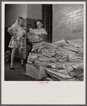 Washington, D.C. Scrap salvage campaign, Victory Program. Schoolchildren contributing to their class pile of scrap paper. Classes compete for greatest amount.