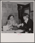 Applicants for sugar rationing cards.